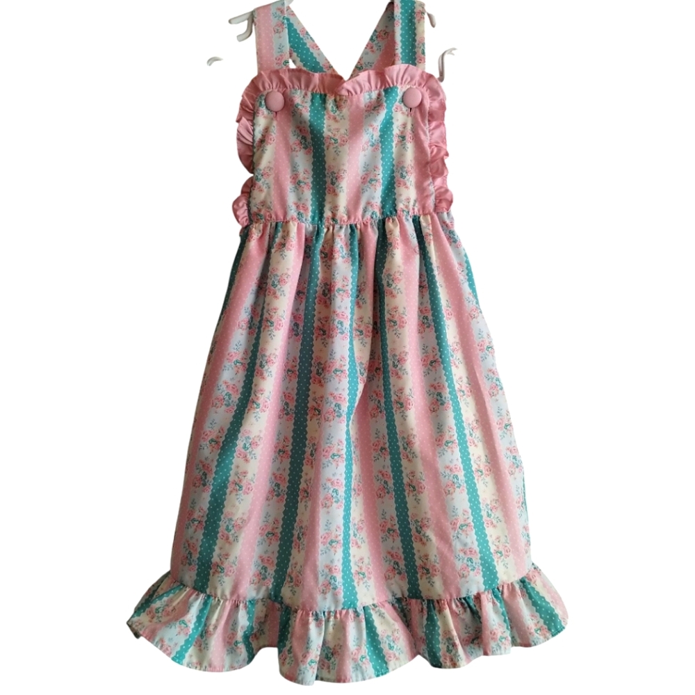 Smockingbird Girls 4 Dress Line Ruffle Cute Ditsy Floral Preppy